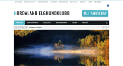 Desktop Screenshot of hordaland-elghundklubb.no