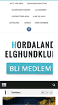 Mobile Screenshot of hordaland-elghundklubb.no